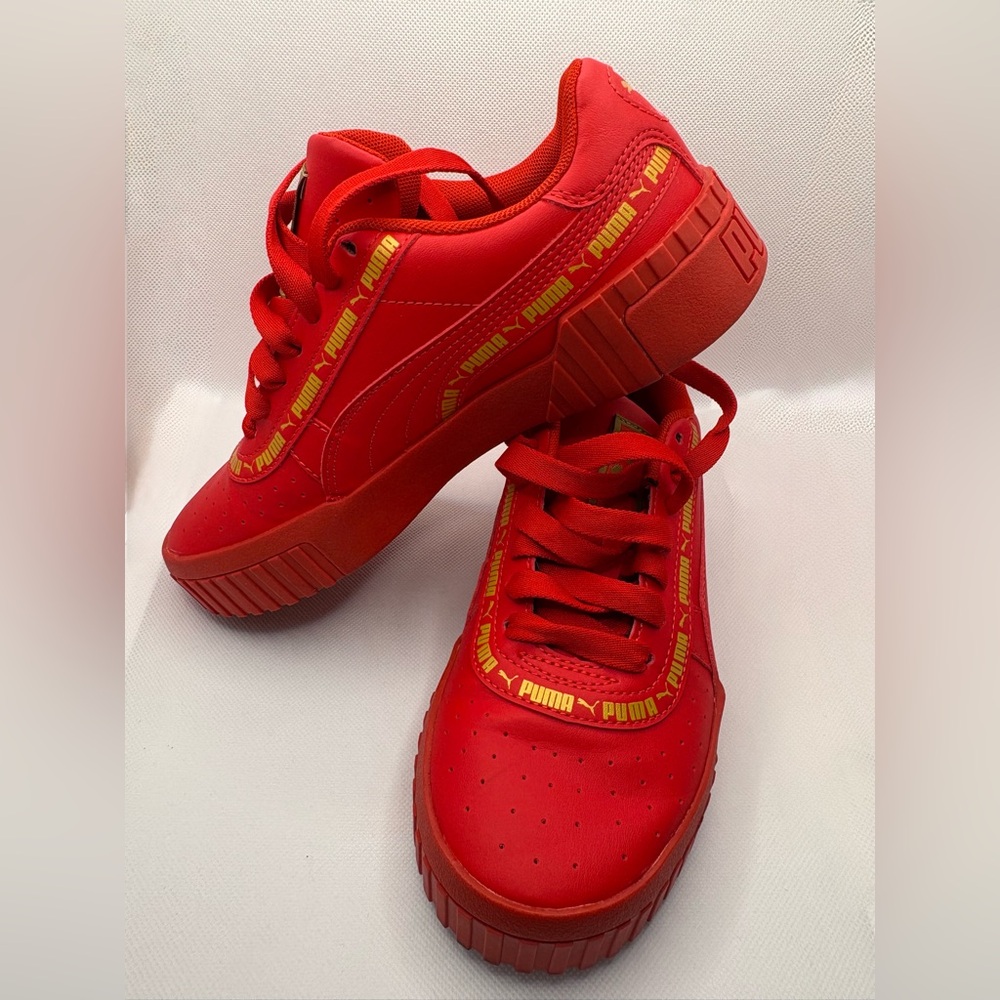 Puma Kids Bold Red Sneakers - Picture 2 of 7